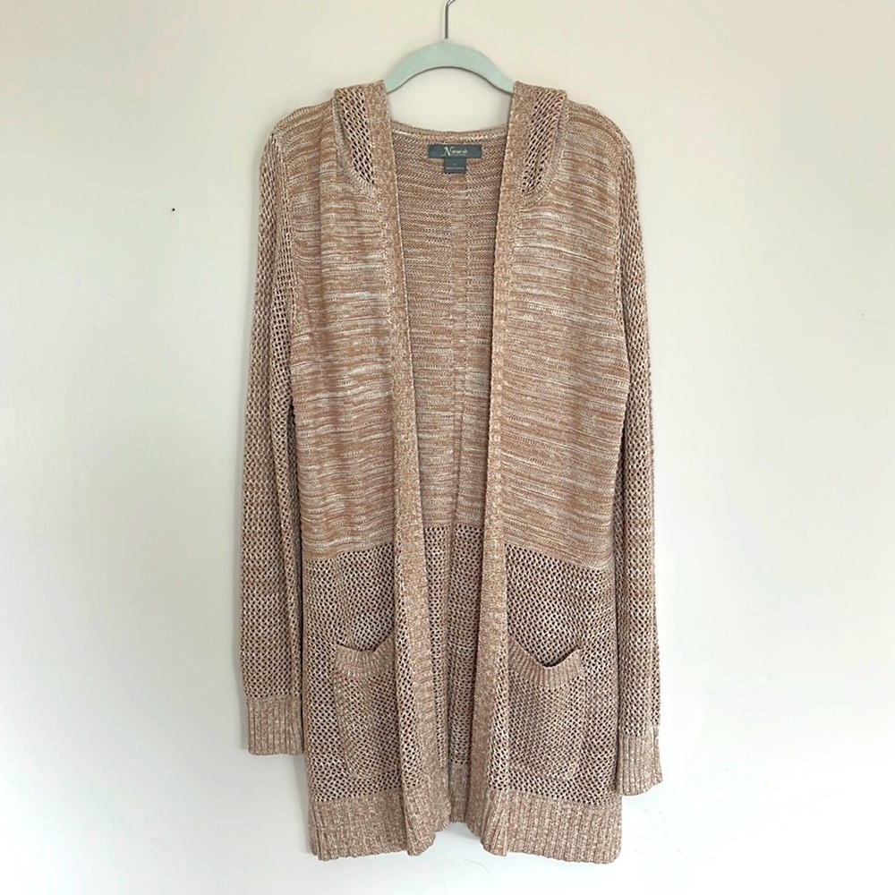 Natural Reflections open-front cardigan